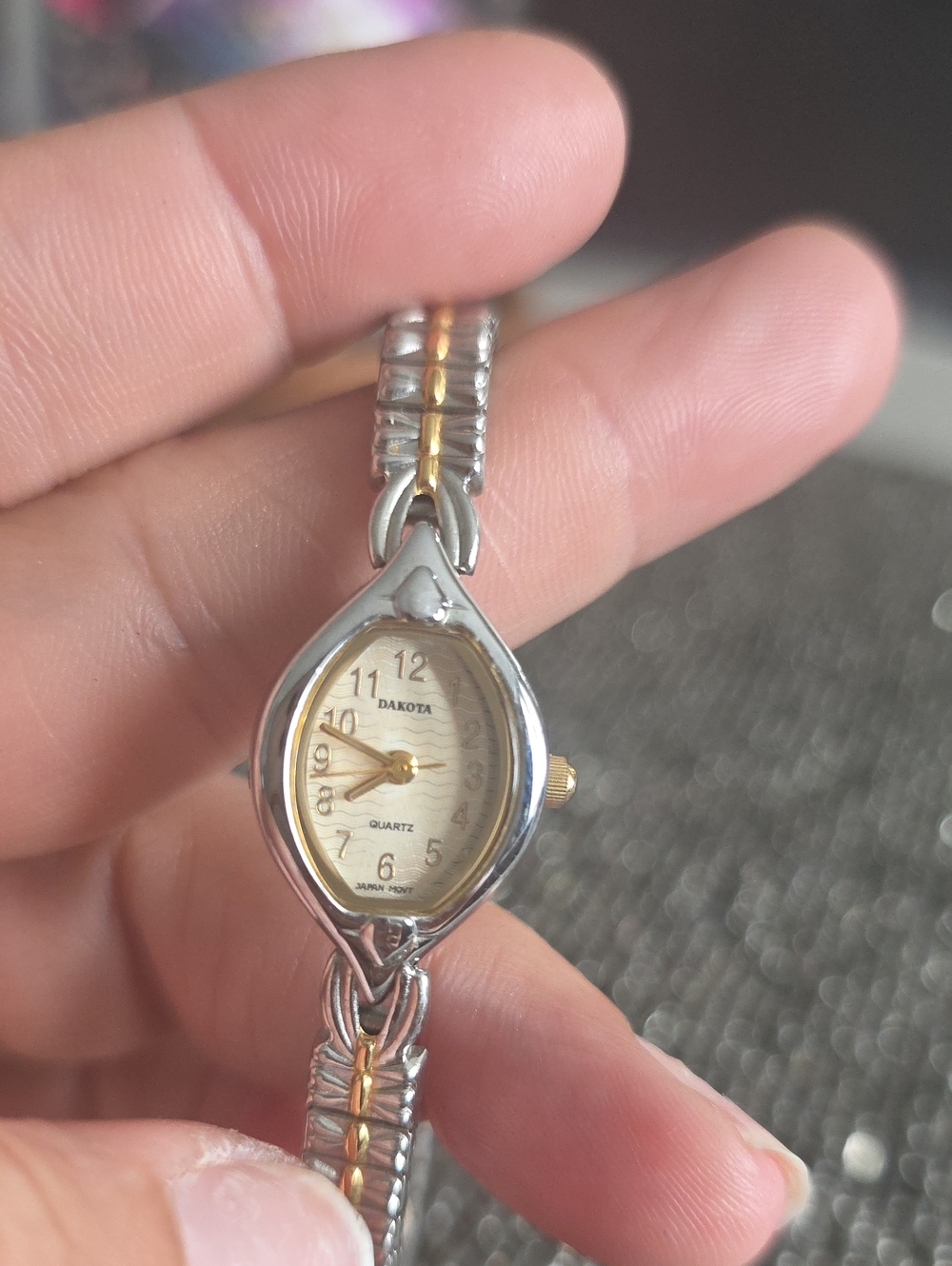 Dakota Two-Tone Teardrop Women's Watch - Silver & Gold